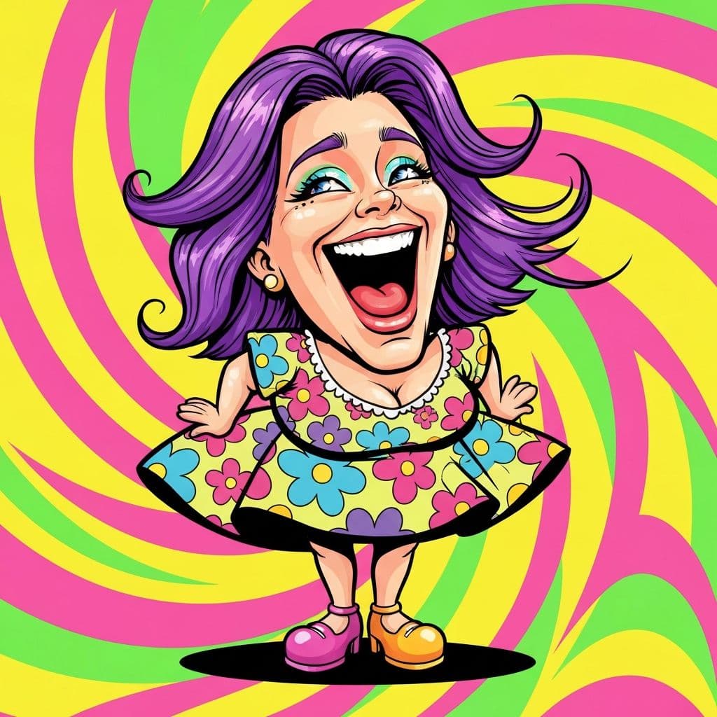 Funny Cartoon Caricature - caricature art by Caricature Maker